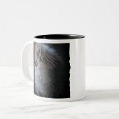 Spitz Puppy Zweifarbige Tasse (Vorderseite Links)