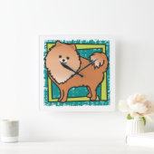 Spitz Quadratische Wanduhr (Zuhause)