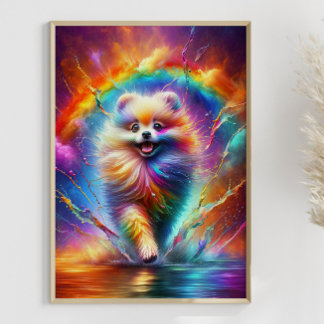 Spitz Rainbow Spritzer Poster