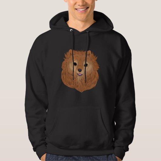 Spitz Red Hoodie (Vorderseite)