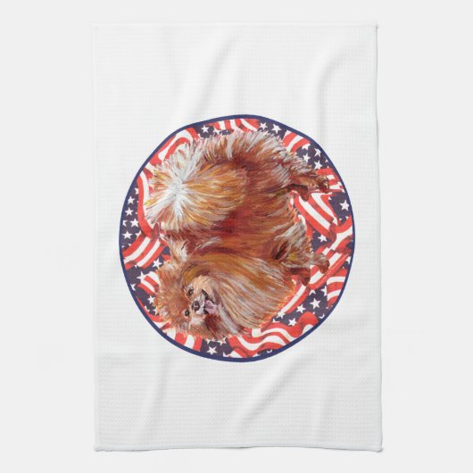 Spitz Red White & Blue Handtuch (Vertikal)