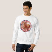 Spitz Red White & Blue Sweatshirt (Vorne ganz)