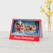 Spitz Reindeer Karte (Gelbe Blume)