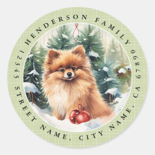 Spitz-Round-Stickers Runder Aufkleber