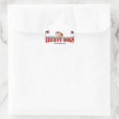 Spitz Runder Aufkleber (Tasche)
