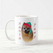 Spitz Santa Paws Kaffeetasse (Links)