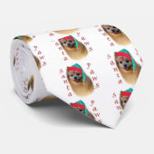Spitz Santa Paws Krawatte (Gerollt)