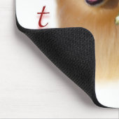 Spitz Santa Paws Mousepad (Ecke)