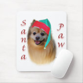 Spitz Santa Paws Mousepad (Mit Mouse)