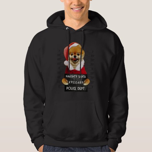 Spitz Santa Xmas Hoodie (Vorderseite)