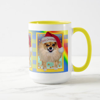 Spitz-schlechtes Sankt-Regenbogen Weihnachten der Tasse