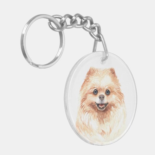 Spitz Schlüsselanhänger (Vorderseite links)