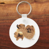 Spitz Schlüsselanhänger (Vorderseite)