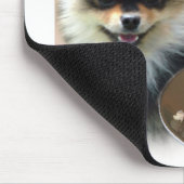 Spitz (schwarz) Türkei Mousepad (Ecke)