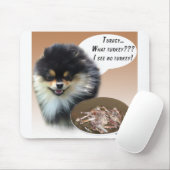 Spitz (schwarz) Türkei Mousepad (Mit Mouse)