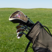 Spitz-Schwarzes und TAN, die ursprüngliche Golf Headcover (In SItu)