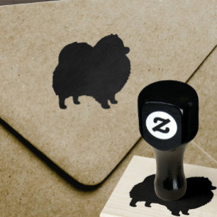 Spitz-Silhouette Gummistempel