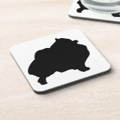 Spitz-Silhouette Untersetzer (Linke Seite)