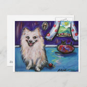 Spitz Smile Postkarte (Vorne/Hinten)