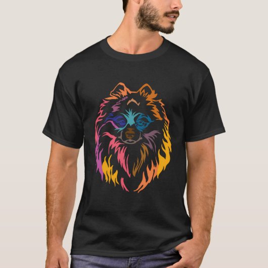 Spitz Spitz Dog - Niedlicher, winziger Spitz T-Shirt (Vorderseite)