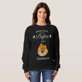 Spitz Spitz Dog Spitz Sweatshirt (Vorne ganz)