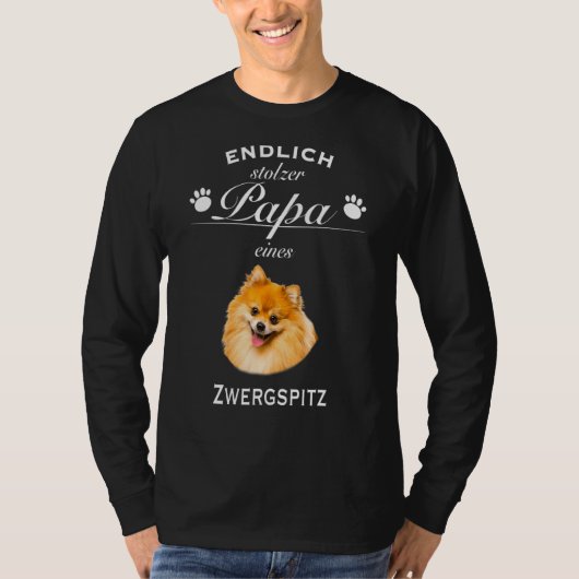 Spitz Spitz Dog Spitz T-Shirt (Vorderseite)