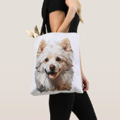 Spitz Spitz weiß in Polygon-Klasse Tasche (Von Nahem)