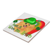Spitz St Patricks Day Fliese (Seite)