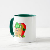 Spitz St Patricks Day Tasse (Vorderseite Links)