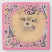 Spitz Steinuntersetzer (Vorderseite)