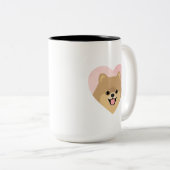 Spitz-Tasse Zweifarbige Tasse (VorderseiteRechts)