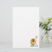 Spitz-Tatzen Up stationäres Briefpapier (Stehend Vorderseite)