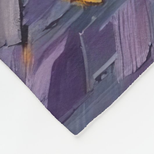 Spitz-Trick-oder-Treating in Halloween-Kostümen Fleecedecke (Ecke)