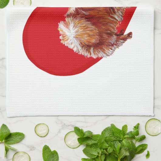 Spitz Valentine Geschirrtuch (Gefaltet)