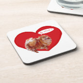 Spitz Valentine Getränkeuntersetzer (Linke Seite)