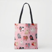 Spitz Valentine Muster Tasche (Vorderseite)