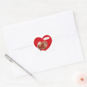 Spitz Valentine Quadratischer Aufkleber (Umschlag)