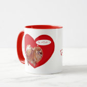 Spitz Valentine Tasse (Vorderseite Links)