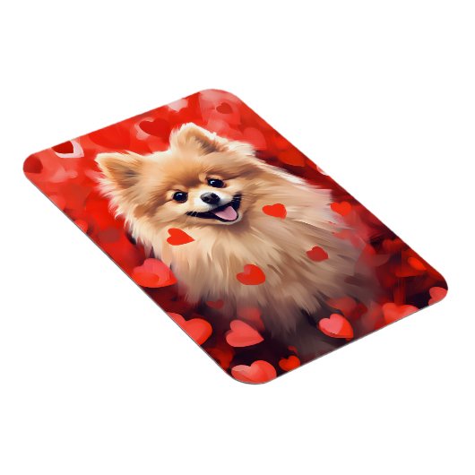 Spitz Valentinstag Magnet (Rechte Seite)