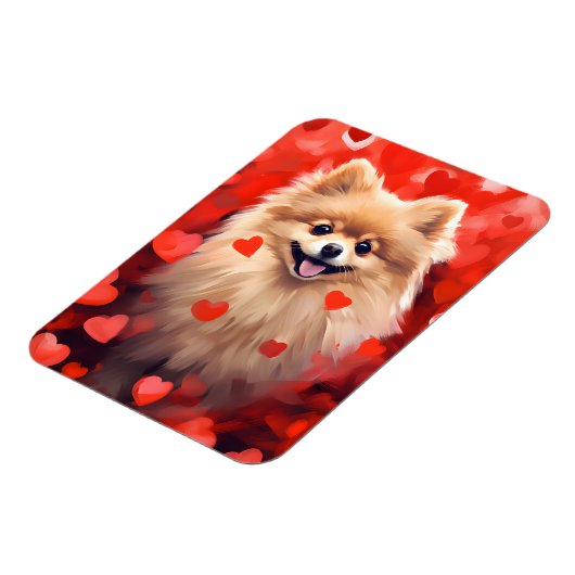 Spitz Valentinstag Magnet (Linke Seite)