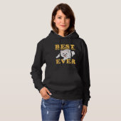 Spitz Vater Dog Eigentümer Spitz Hoodie (Vorne ganz)