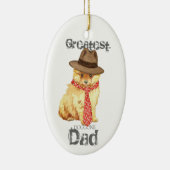 Spitz Vater Keramik Ornament (Rechts)