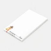 Spitz Vater Post-it Klebezettel (angewinkelt)