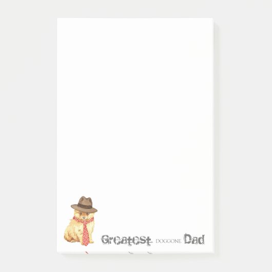 Spitz Vater Post-it Klebezettel (Vorderseite)