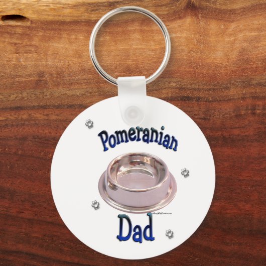 Spitz Vater Schlüsselanhänger (Vorderseite)