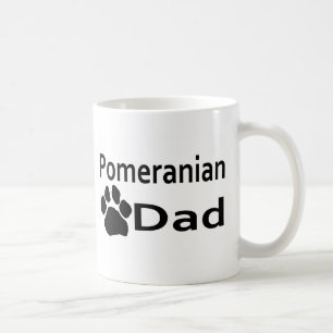 Spitz-Vater-Tatzen-Druck-Kaffeetasse-Tasse Kaffeetasse