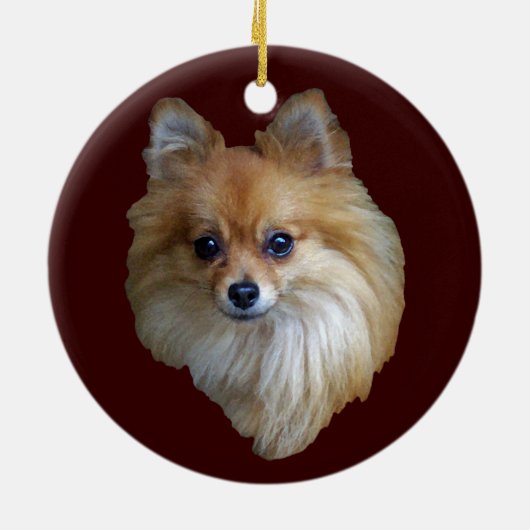 Spitz-Verzierung Keramik Ornament (Hinten)