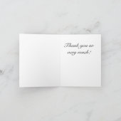 Spitz Vielen Dank, dass Sie sich eine Karte ausgeb (Innenseite)