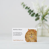 Spitz Visitenkarte (Stehend Vorderseite)