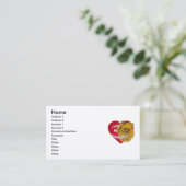 Spitz Visitenkarte (Stehend Vorderseite)